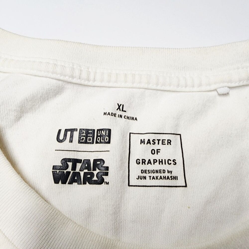 Uniqlo Star Wars Master of Graphics T-Shirt XL Jun Takahashi Boba Fett Droids - Picture 3 of 9